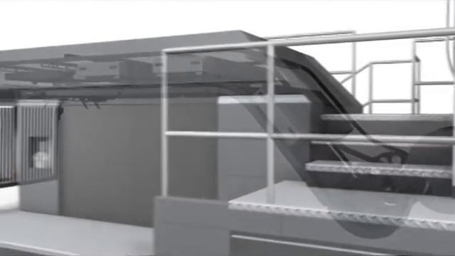 Heidelberg XL105 Offset Press Animation