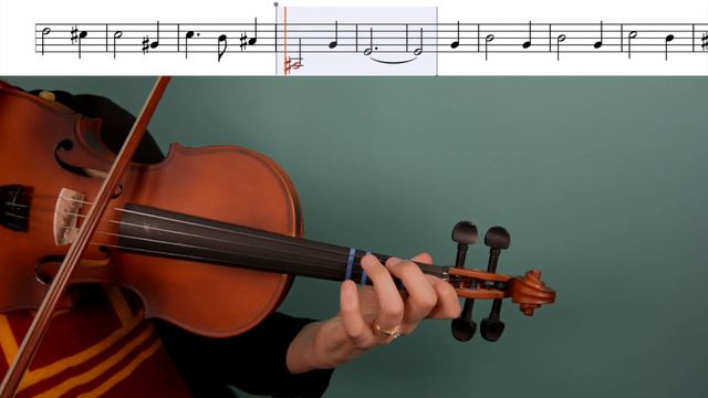 Hedwig's Theme violin from Harry Potter (easy violin tutorial)