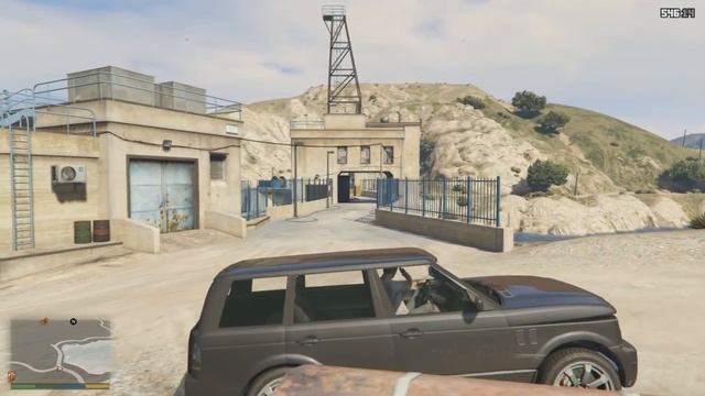 GTA V - прыжок с горы челиада
