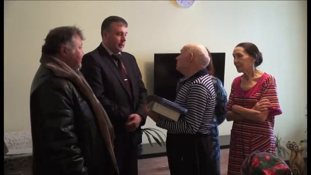 90 лет участнику ВОВ Ф  Прошину