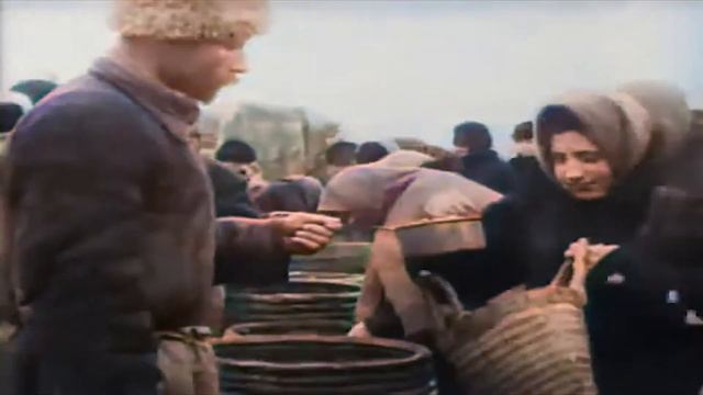 A Trip Through Moscow - in Winter 1908 - Russian Empire Colorized