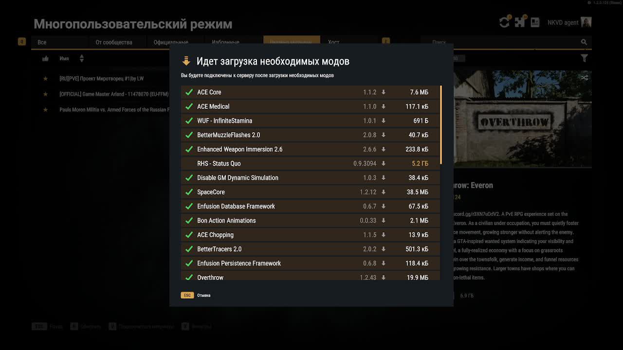 Arma Reforger. Overthrow: Everon. RPG