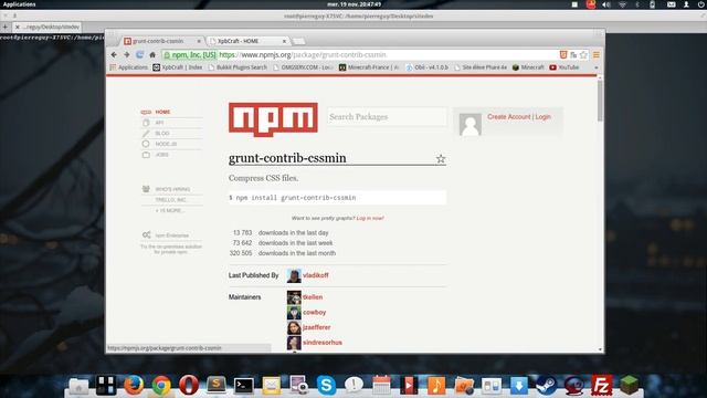 Minimiser les fichiers CSS avec Grunt