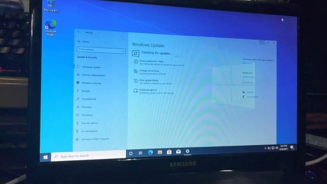 Cómo Actualizar laptop Samsung con Windows update?