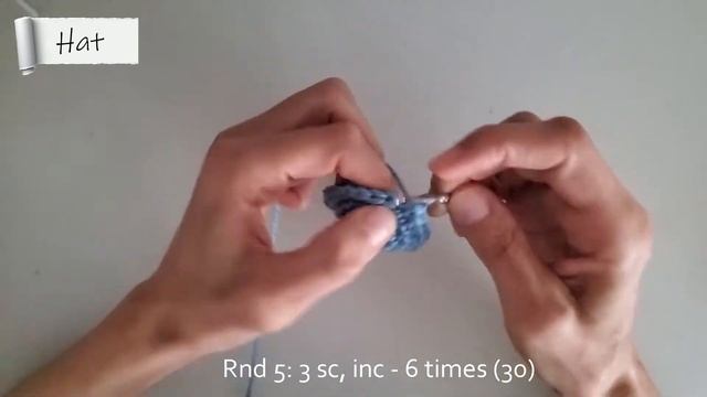 Snowman Head Ornament - Crochet Tutorial