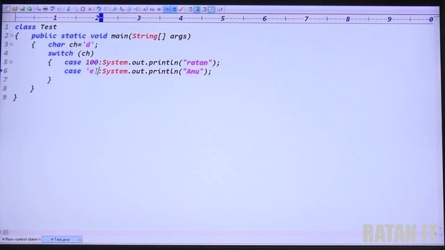 Core java Flow Control  video-3  Conditional StatementsSwitch Advance  Ratan Sir