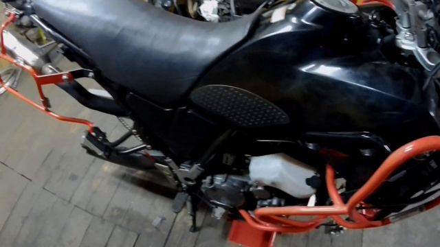 Ч 2 . Yamaha XT 660 Z TENERE " ЧТО ТАМ С ТЕНЕРИ?" УСТАНОВИЛ ПРУЖИНЫ HYPERPRO!!!