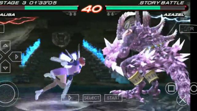 Alisa tekken 6 , story battle psp, game video