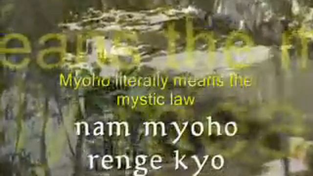 Nam Myoho Renge Kyo • 1