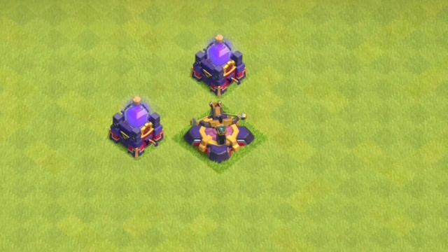 1 Max Xbow + 2 Rang Spell Tower vs All Max Troops - Clash of Clans