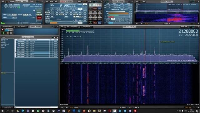 15-meter band, Magnetic Loop Antenna Levkov LZ1AQ, 15 метровый диапазон с антенной Левкова в Москве