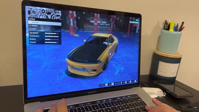 (GTA V ONLINE) FAST AND FURIOUS GARAGE FULL SET! on MacBook Pro 15”