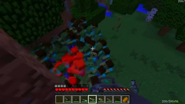 НУБ И ПРО ПОСТРОИЛИ ДОМ И ВЫЖИВАЮТ ПРОТИВ АРМИИ ИЗ 1000 ЗОМБИ В МАЙНКРАФТ! НУБ ПРОТИВ ПРО MINECRAFT