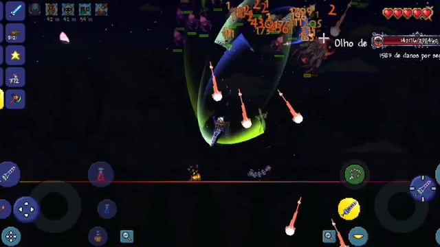 Terraria Calamity Mobile (desatualizado) Calamitas clone Vs Zênith vanilla (teste) (outdated)