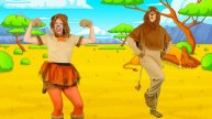 Lion Song - What Sound Does a Lion Make   Jungle Animals Sounds Song for Kids