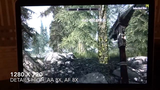 Skyrim on 13'' Retina MacBook Pro late 2013 (Haswell)