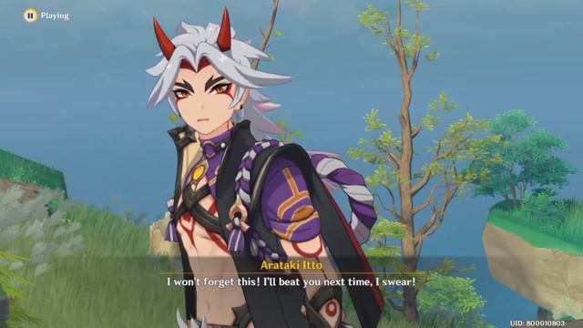 Itto's Onikabuto battle