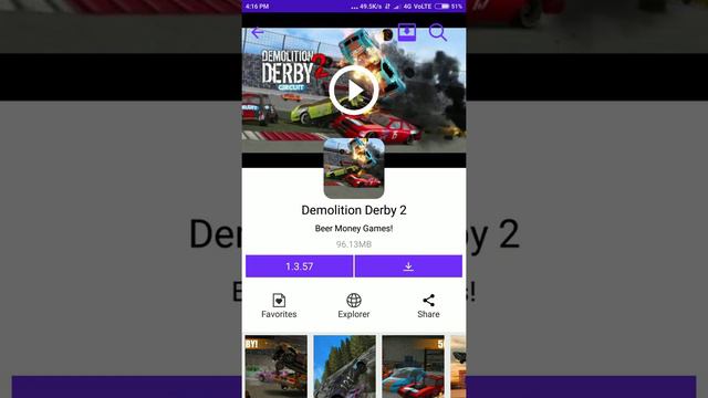How to download mod apk of demolition derby 2// apk link