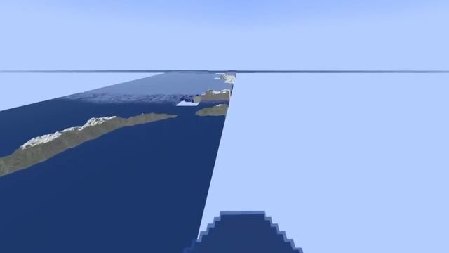 Minecraft Distant Horizons Server Scan Timelapse