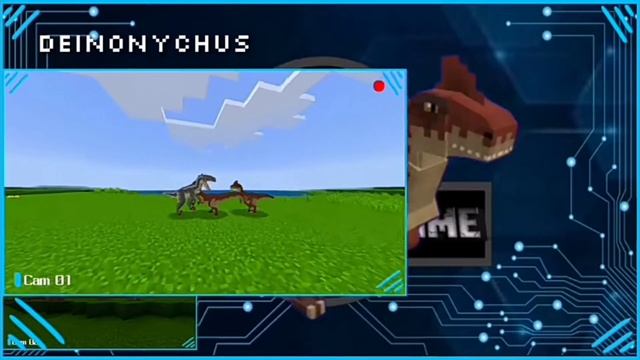 Обзор Динозавра | Дейноних/Deinonychus Cristatus | Мод Время Динозавров/Dinosaur's Time | Minecraft