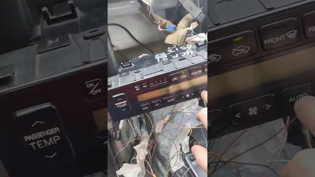 Подключение заднего кондиционера Lexus LS400 UCF20