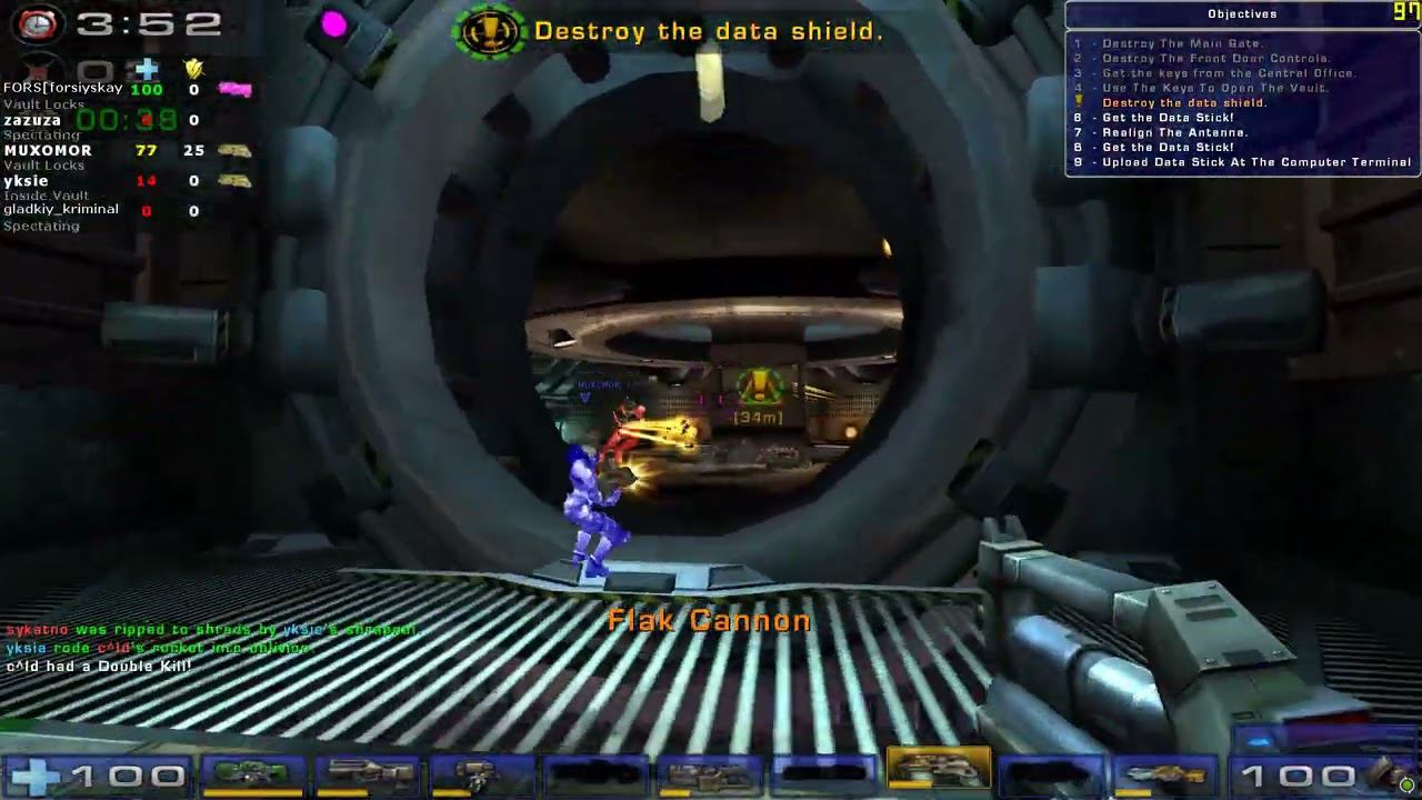 Multy Kill by grenades assault rifle Unreal Tournament 2004