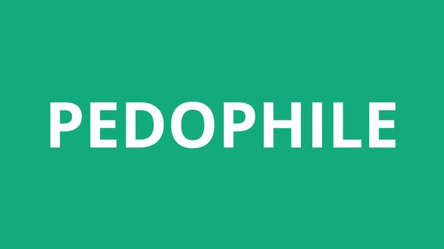 How To Pronounce Pedophile - Pronunciation Academy