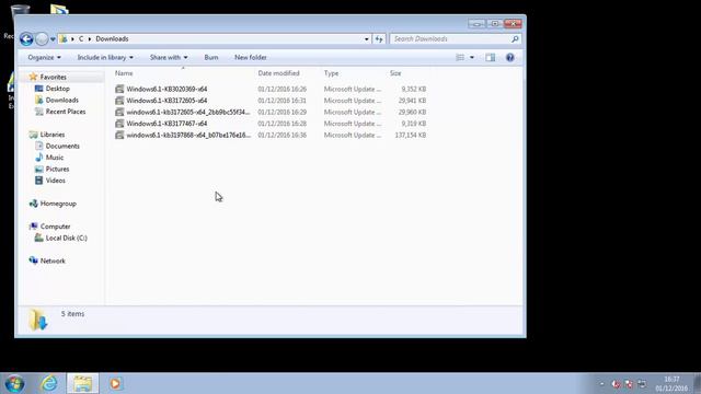 Windows 7 - Checking For Updates
