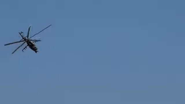 Демонстрационный полет МИ-24
