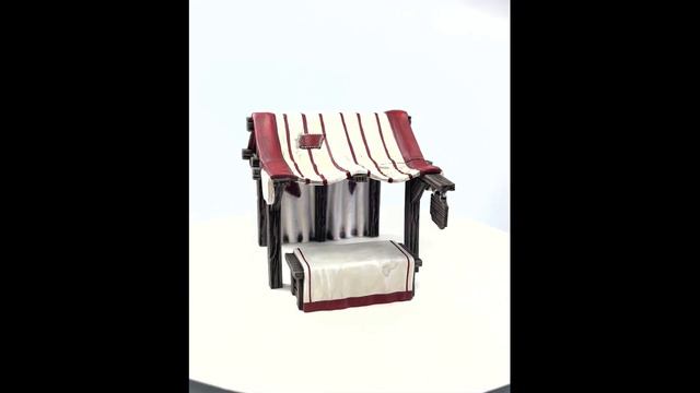 Miniature Market Stall painted by Tiny Furniture