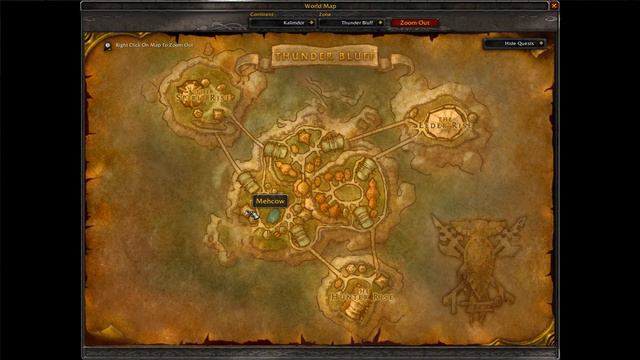 Thunder Bluff Mining Trainer, WoW Classic