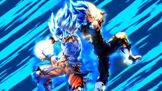 Эпическая Битва | Супер Сайян Синий | Гоку и Вегета | Super Saiyan Blue Goku x Vegeta - Живые Обои