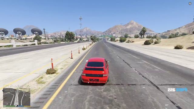 GTA 5 vaz Lada 2112 легенда из 90х наводит суету на трассе в гта 5,