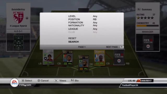 Fifa 12 UT Squad Builder: 4 League Hybrid!