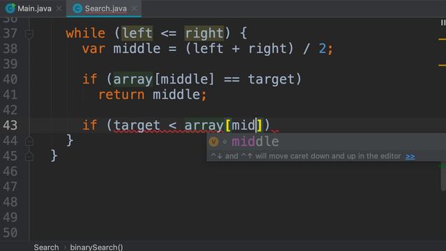 6- Binary Search- Iterative Implementation