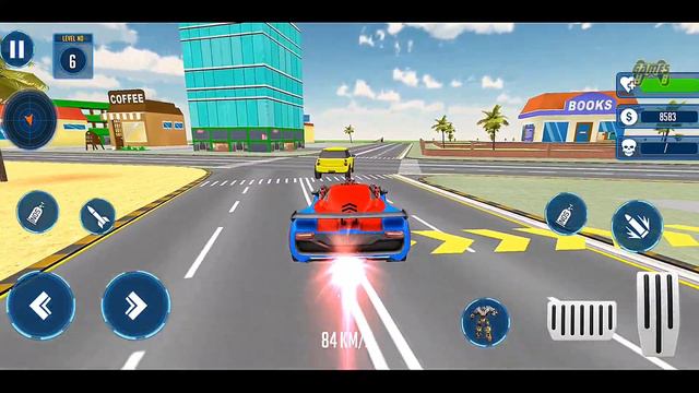 Mech Robot Transforming Game: Excavator Jet Car Multiple Robot Transform | Android iOS Gameplay