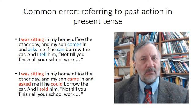 The Elements of Grammar: Verbs & past-present confusion