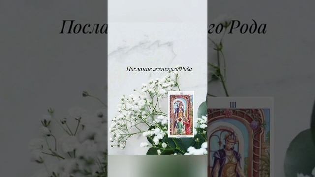 Послание КАНАЛОВ ЖЕНСКОГО РОДА