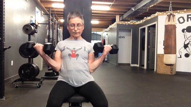 Day 2, Nov 30, Biceps curl, 6-12 protocol, 15#-12.5#, form check