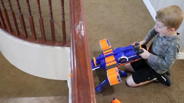 Saying Goodbye to the Old Nerf Arsenal. Ethan and Cole Remember Nerf Blasters.