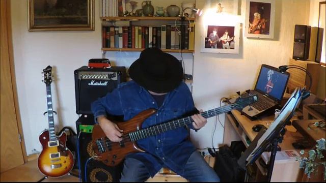Bluest Blues, Alvin Lee Basscover Auf Ibanez SR 1500