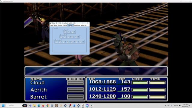 Let's Play Final Fantasy 7 with cheats Part 14