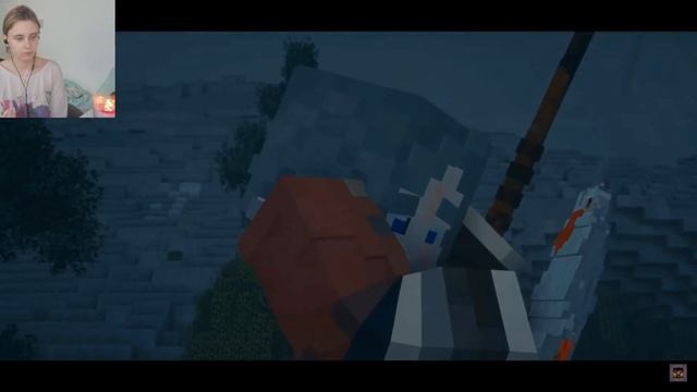 АлчеРЕАКЦИЯ Moris & Never - МОНСТР И ПЕРВЫЙ ПОЦЕЛУЙ. КРЕСТОНОСЕЦ - Minecraft сериал Часть 2