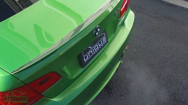 Java Green BMW M3 Paint correction - Unique Car Care Boston Massachusetts