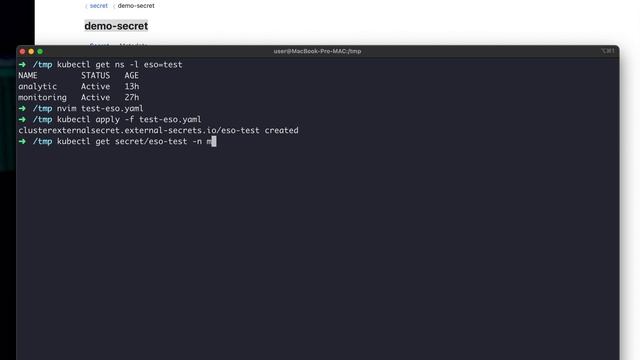 Demo External Secret Operator
