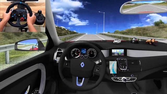 Renault Laguna 3 2015 | Euro Truck Simulator 2 [Steering Wheel Gameplay]