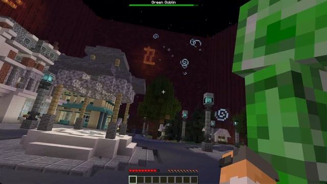 I added the Green Goblin in Minecraft