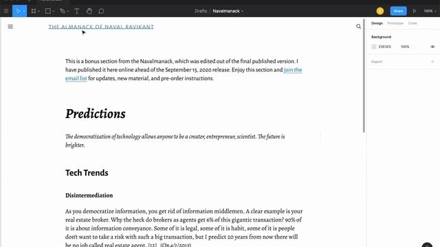 UI Tutorial: Redesigning the Almanack of Naval (in 10 Min)