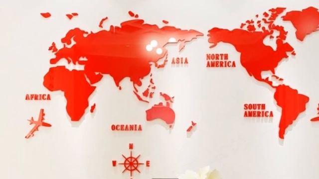A MAP OF THE WORLD в интерьере квартиры