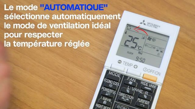 2 - Comment sélectionner le mode de mon climatiseur ?